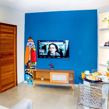 Recreio - Flat Praiano a 9 min a pé da Praia com Ar e Wi-fi-3